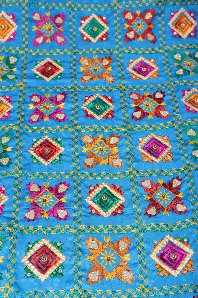 Pink Phulkari Dupatta