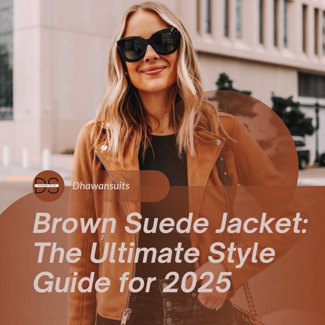brown suede jacket