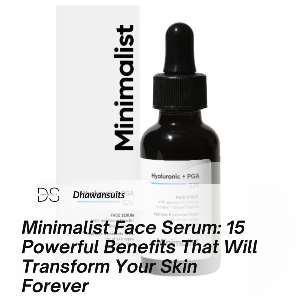 Minimalist Face Serum