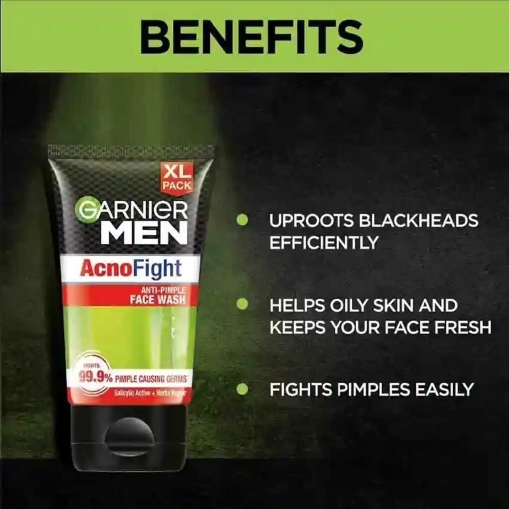 garnier men face wash