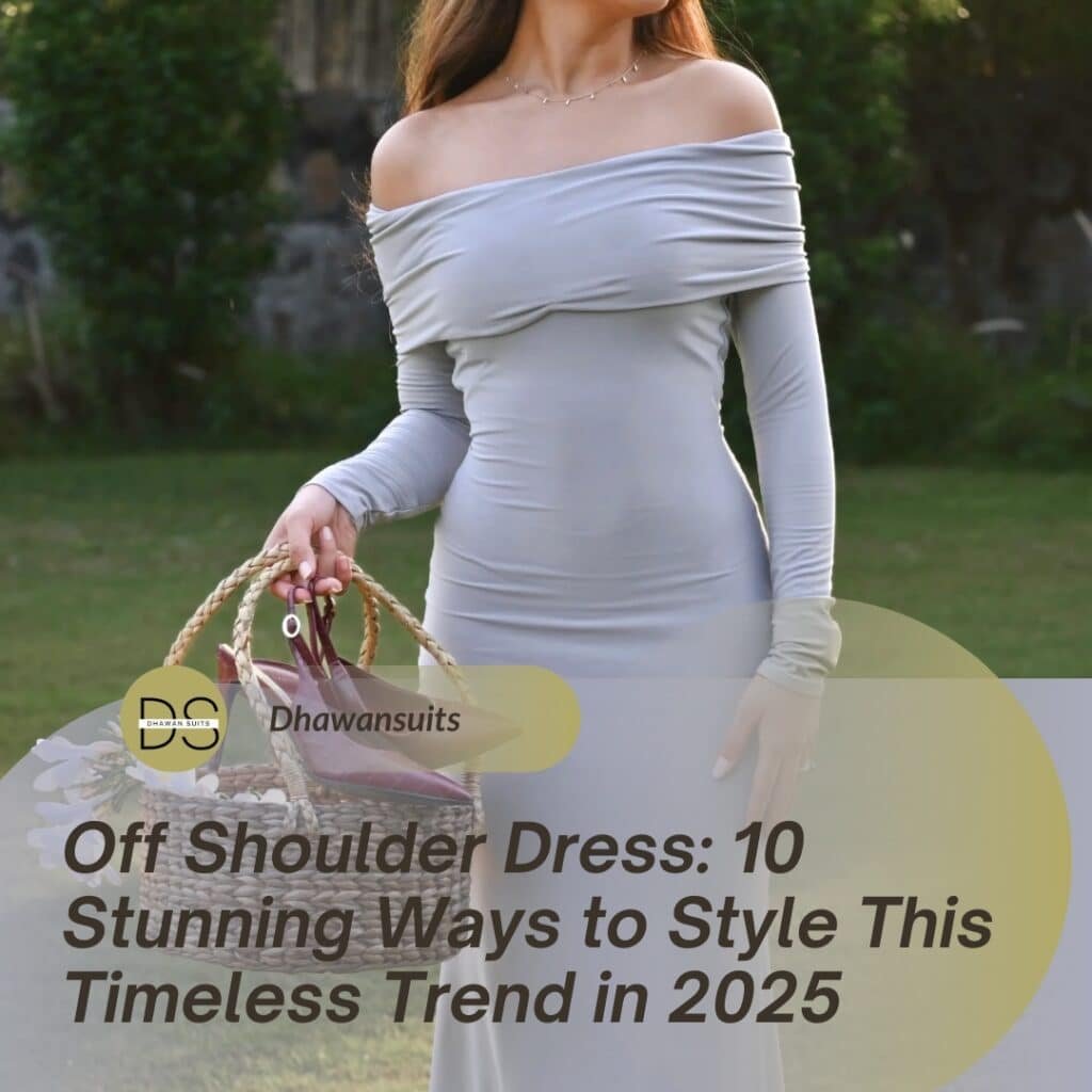 off shoulder dress