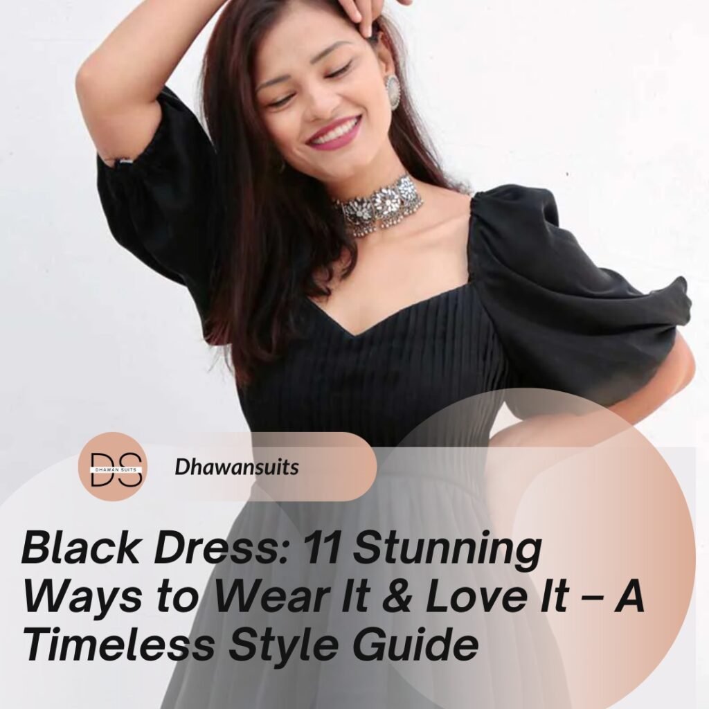 black dress