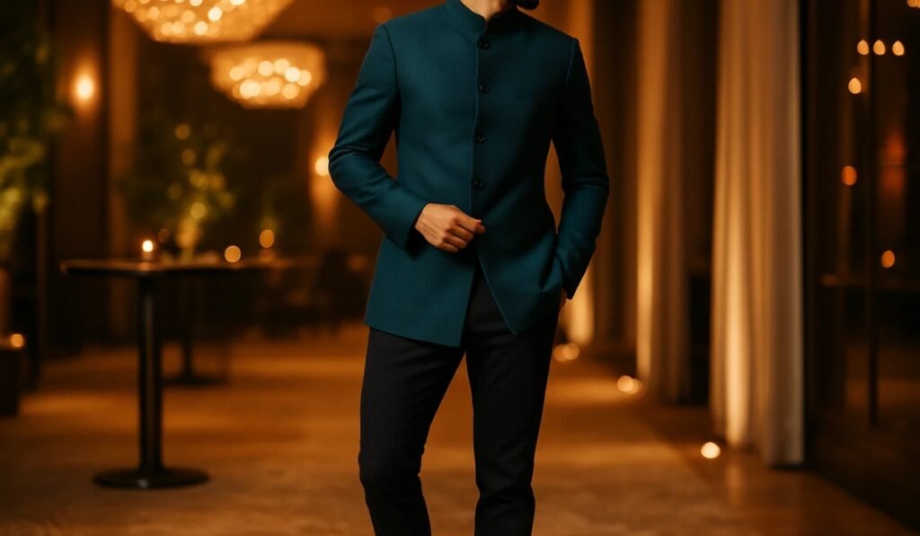 Wedding outfits for men Indo-Western fusion