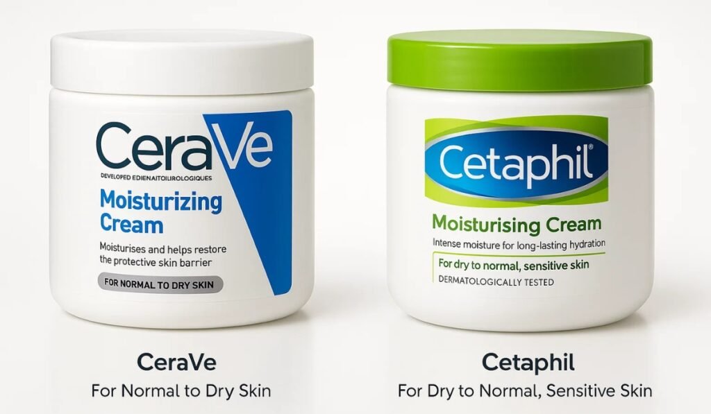 Best Moisturizer for Indian Skin? CeraVe vs Cetaphil Compared