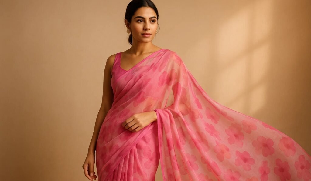 georgette saree