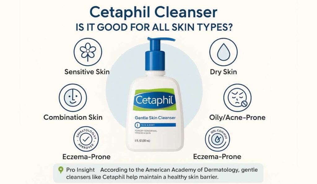 âť“ Is Cetaphil Cleanser Good for All Skin Types?