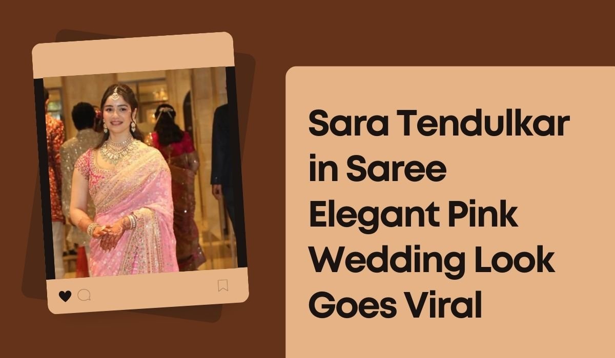 Sara Tendulkar in Saree